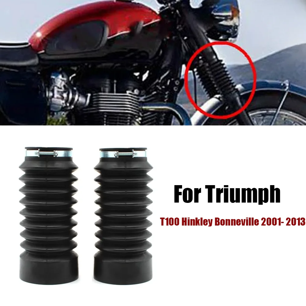 

Motorcycle Front Fork Cover Boot Shock Absorber Protector Sleeve Dust Guard For Triumph T100 Hinkley Bonneville 2001-2013