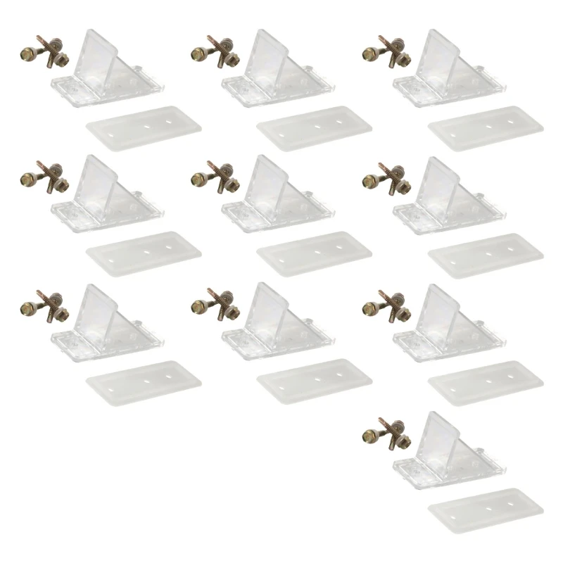 Metal Roof Snow Retention Guards with Neoprene Seal Gasket & Screws Protect Against Sliding Snow Easy Installation 10pcs