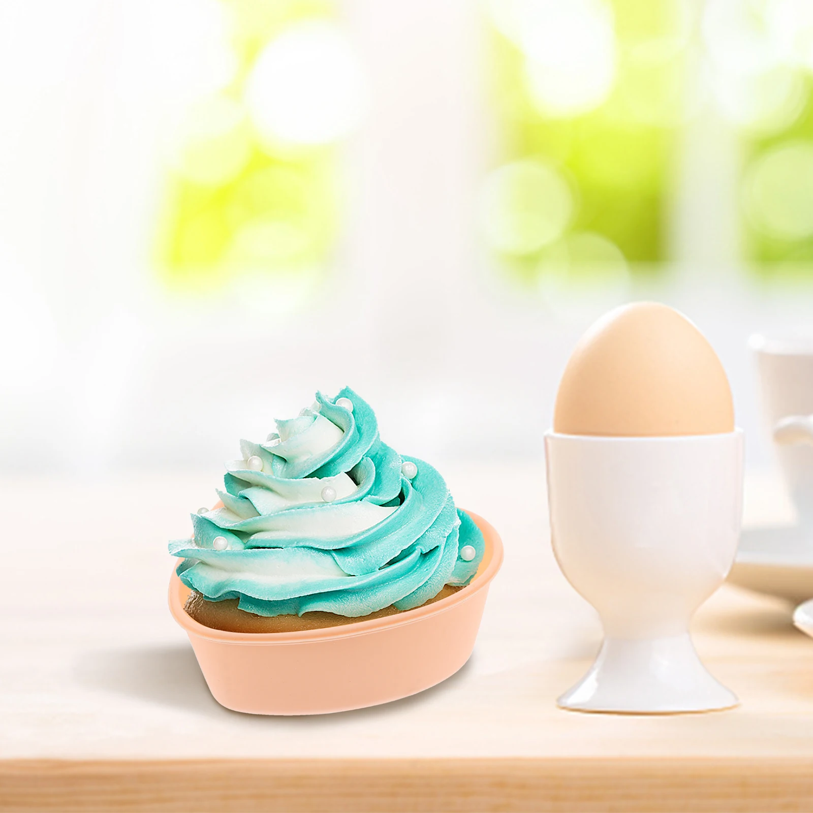 

10 pcs Heart Shape Cake Molds Egg Tart Cups Silicone Baking Cups Kitchen Tools for Cupcakes Rice Cakes Baking Molds Disposable