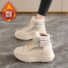 

women's cotton winter high-top velvet dad shoes sports women's shoes