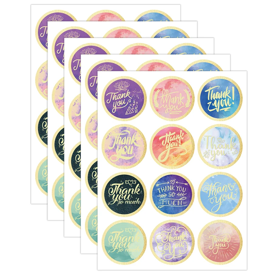 60 Pcs Thank You St… - image