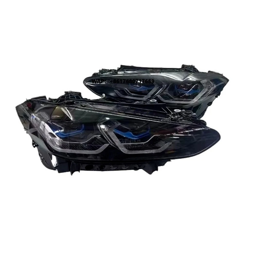 Original OEM 2021-2023 Low End Upgraded High End LED Full Night  4 Series G22 G82 G80 425 430 M4 Headlights For