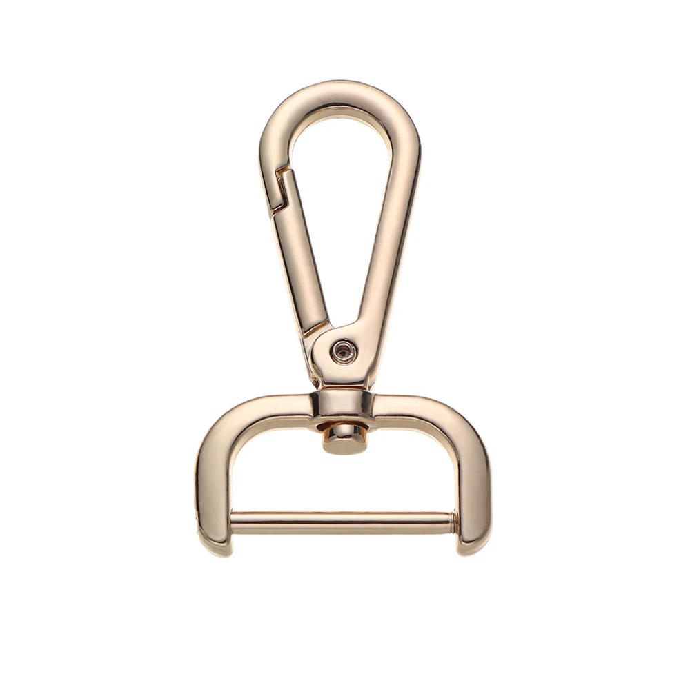 Leather Craft DIY KeyChain Collar Carabiner Snap Split Ring Detachable Snap Hook Bags Strap Buckles Lobster Clasp Screw Buckle