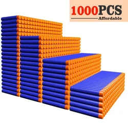 1000-50pcs Blue One Hole Darts Refill Foam Bullets Ammo for Nerf N-Strike Elite Blasters Gun,7.2cm Gun Accessories