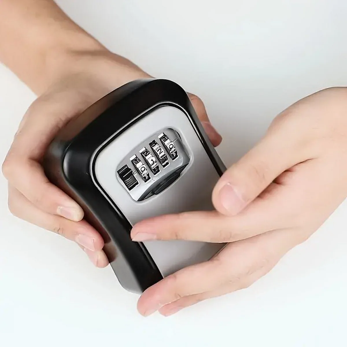 Waterproof Portable Key Lock Box with Combination Realtor Style Home And Car Keys Storage Secure Ideal with Code