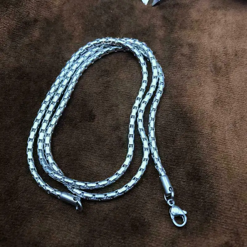 

China Old style Tibet Silver Carve necklace 925S Silver chain