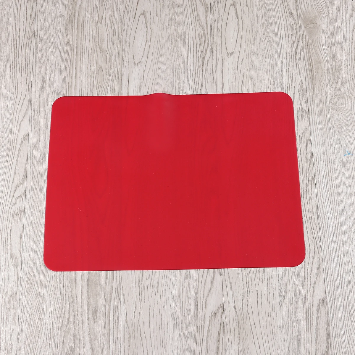 

Silicone Bowl Heat Resistant Table Mat Waterproof Flexible Food Grade Dishwasher Safe Non- Mat Red