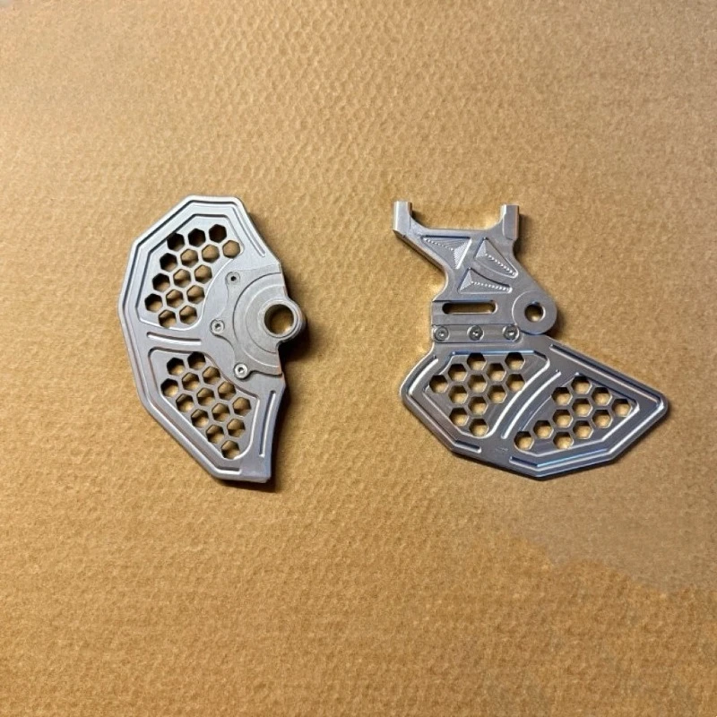 Suitable for Qiulong Light Bee front and rear 7075 modified brake disc protection aluminum alloy high strength
