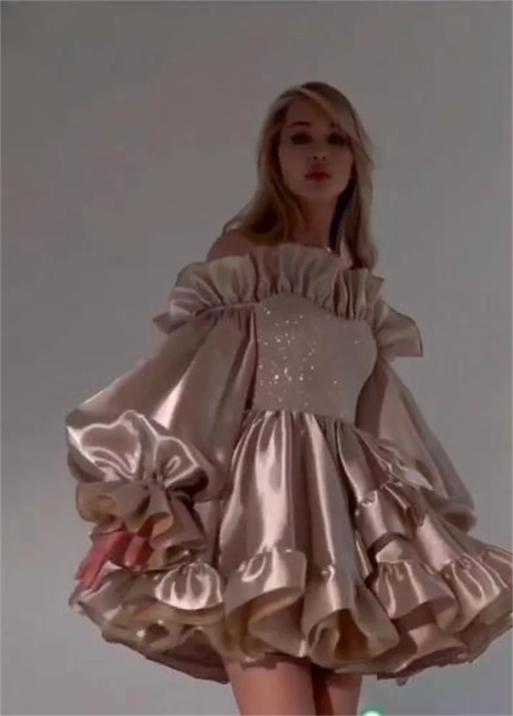 Customized Retro Elegant Off-the-shoulder A-line Layered S Formal Occasion Gown Вечернее Платье Женское Robe De Bal