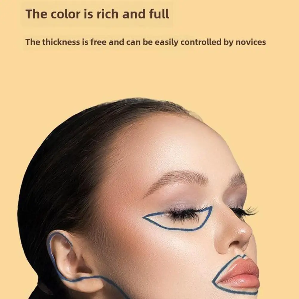 Pot de Gel Eyeliner hautement pigmenté, 1 pièce, imperméable, 3 couleurs, mat, séchage rapide, facile à utiliser, crème pour les yeux, cadeaux