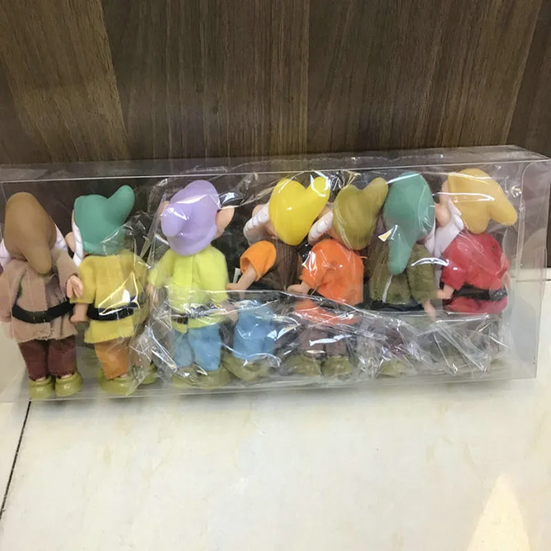 7pcs Disney Snow White and the Seven Dwarfs Action Figure Toys 15cm Princess PVC dolls collection toys for kids birthday gift