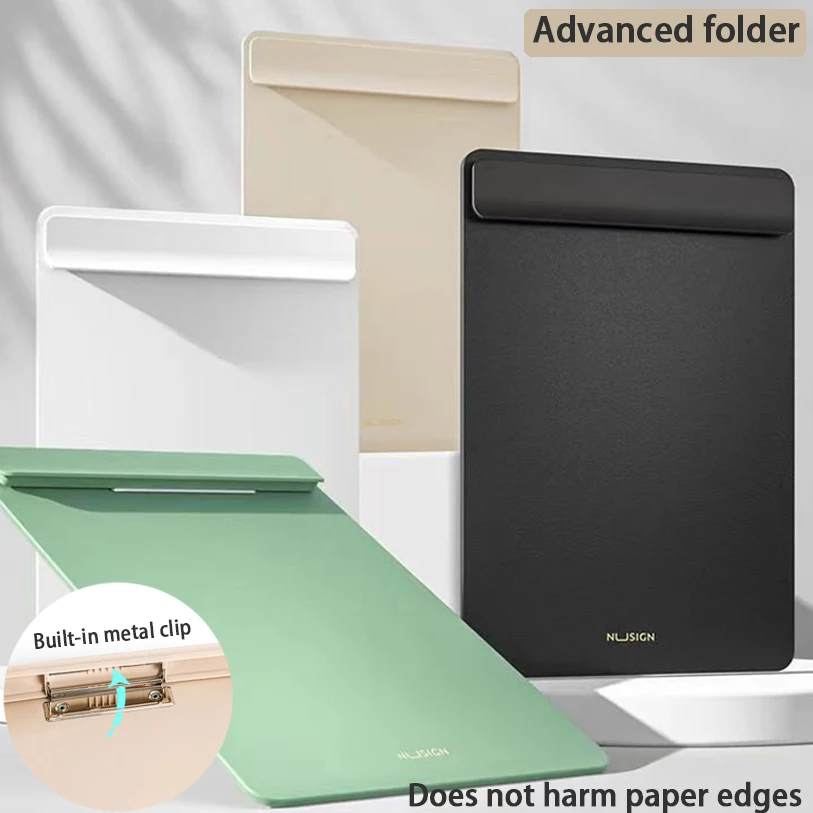 Clipboards Strong Magnets Clip Board Portable ClipBoard Writing Pad A4 File Organizer Folder 70 Sheets Does Not Harm Paper Edges