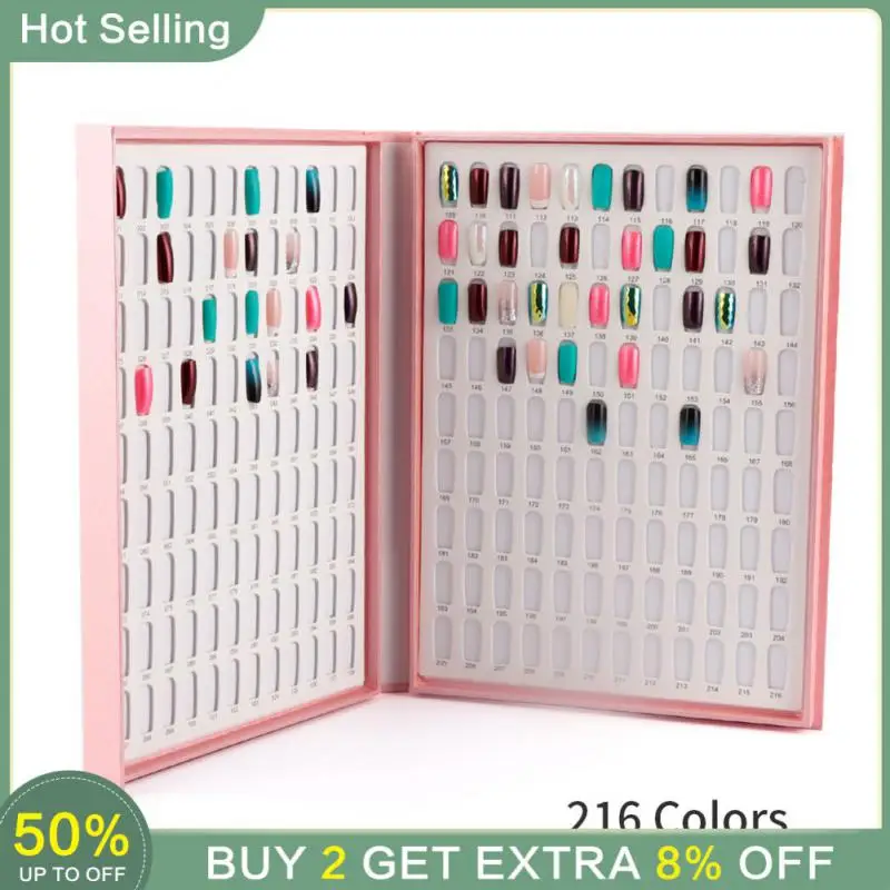 Display Rack Convenient Spacious Nail Art Display Solution Display Box Salon-grade High Demand Color Card Inlaid High-quality