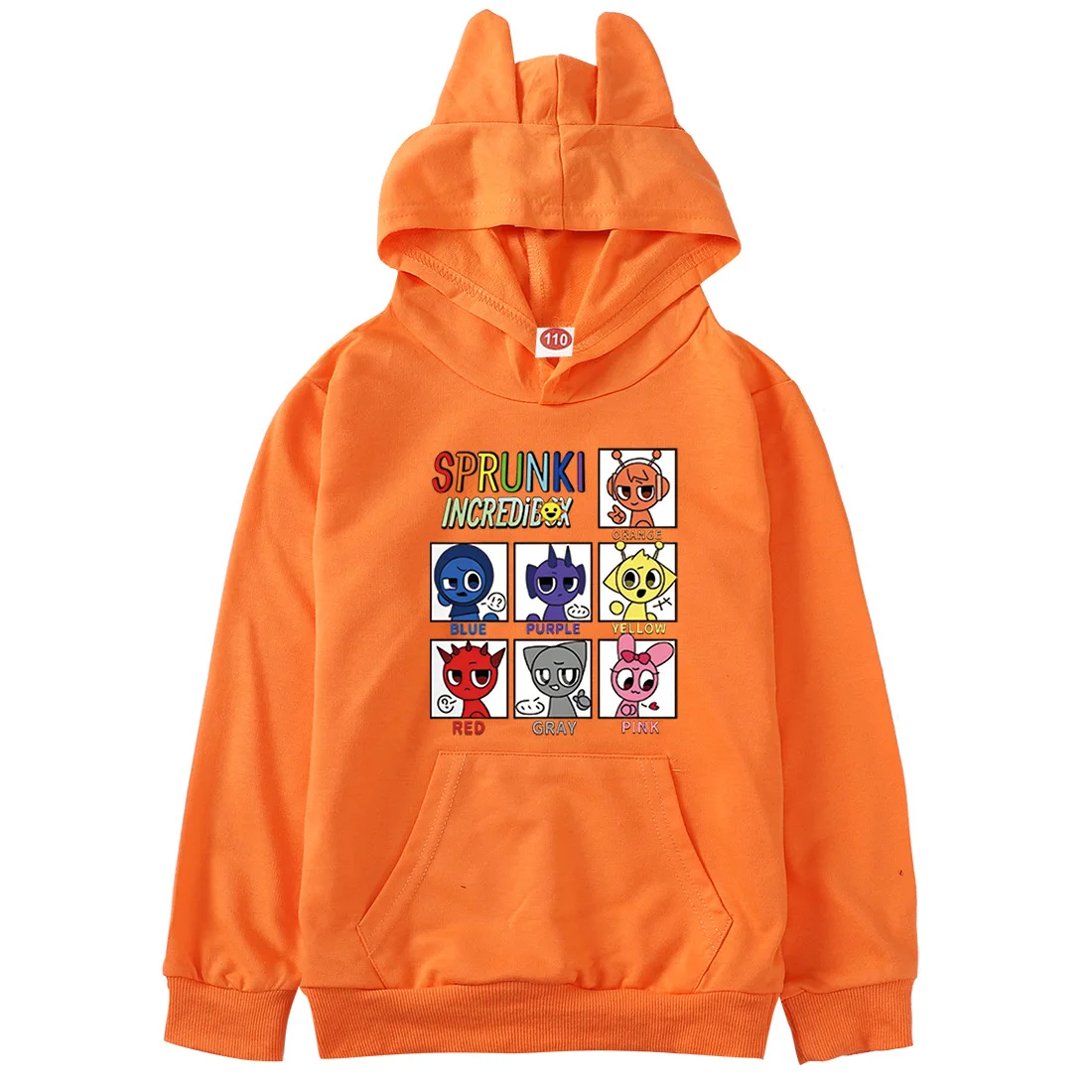 Sprunki Clothes Kids Game Sprunky Incredibox Hoodie Boys Long Sleeve Sweatshirts Toddler Girls Causal Coats Children's Clothing