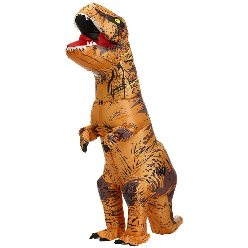 Costume gonfiabile di dinosauro Purim Fancy Mascot Halloween Party costumi Cosplay per bambini adulti interessante vestito di cartone animato Dino