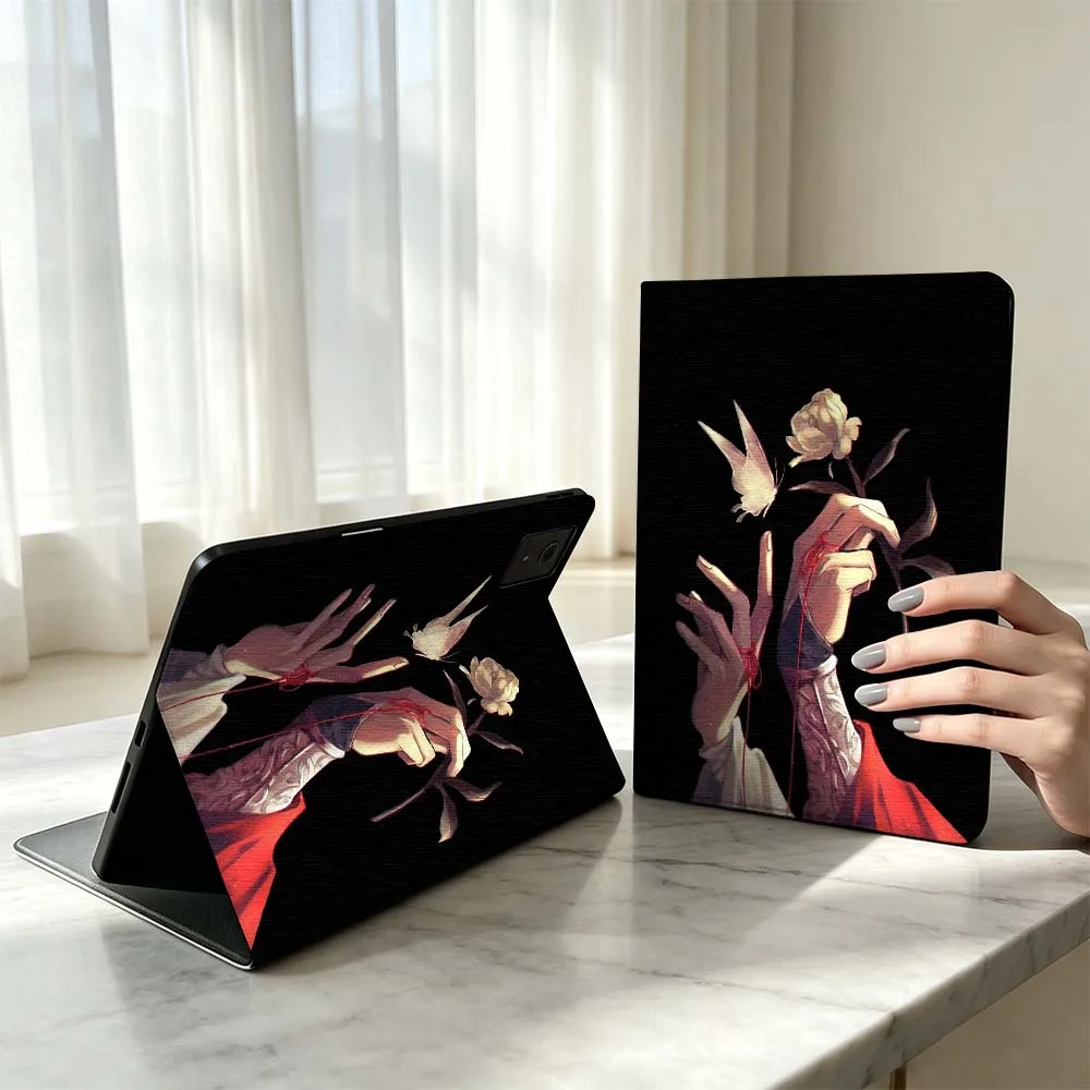 

The Red Thread Fashion For Xiaomi Poco Redmi Pad 8 2 4 5 6 6S 7 7S SE Pro 14 11 11.2 12.1 12.5 Inch Tablet Case
