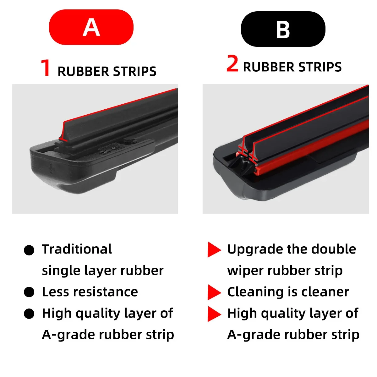 Car Windshield Wiper Suitable For VW Caddy MK2 MK3 MK4 MK5 1995-2023 Windshield Window Accessories 2000 2004 2007 2015 2017 2021 view 6