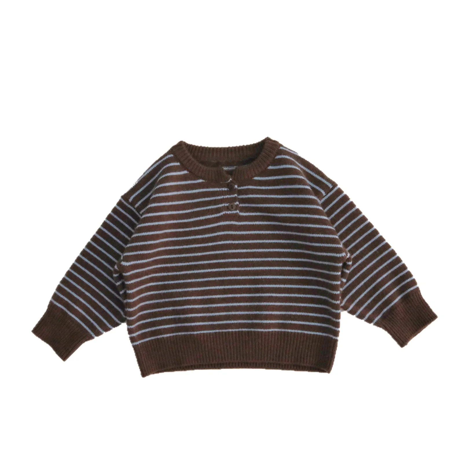 LILIGIRL الأطفال سترة الكلاسيكية المشارب القمم جديد الصبي محبوك بلوفر مخطط سترة الترفيه القمم الخريف والشتاء