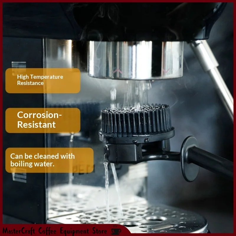 Coffee Machine Group Head Silicone Cleaning Brush Portafilter Basket Cleaning Brush Steam Wand Brush Bar Counter Cleaning