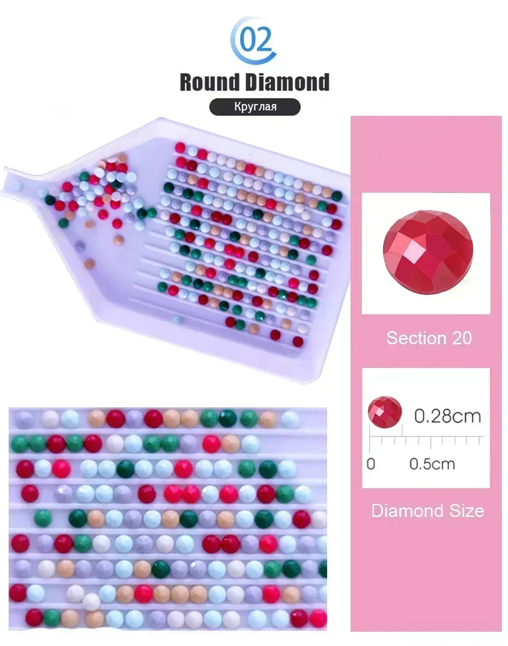 غرزة عيد الميلاد المشهد الماس طقم الطلاء 5D DIY الماس التطريز عبر التطريز اليدوية الفن هدية الحرف ديكور المنزل #5