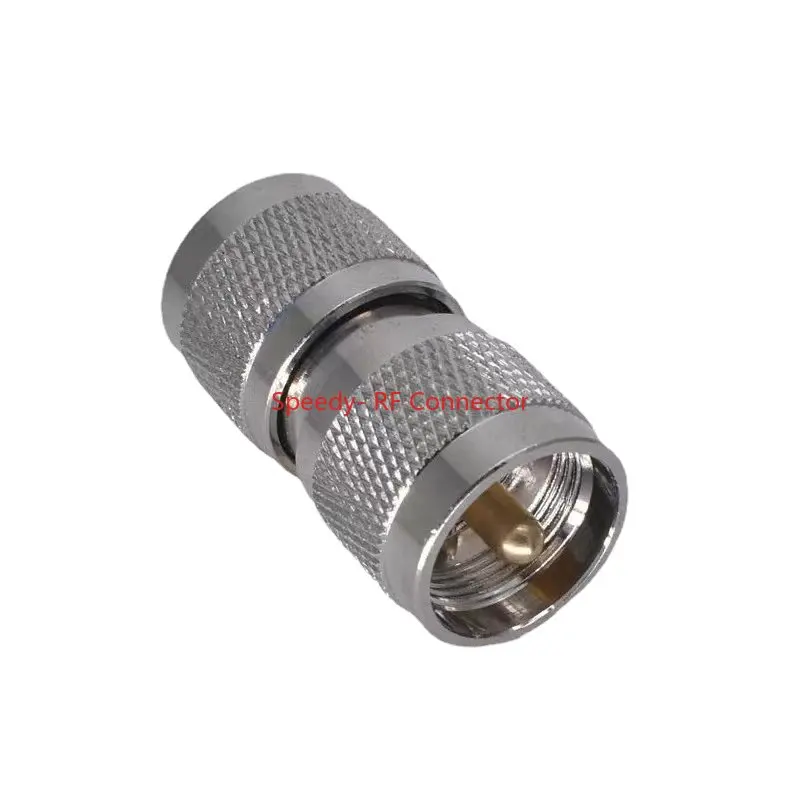 Pl259 Uhf Mannelijke Plug Op PL-259 Uhf Mannelijke Stekker Connector M Mannelijke Sl16 Uhf Pl259 Mannelijke Coaxiale Rf Adapter Snelle Levering Koper