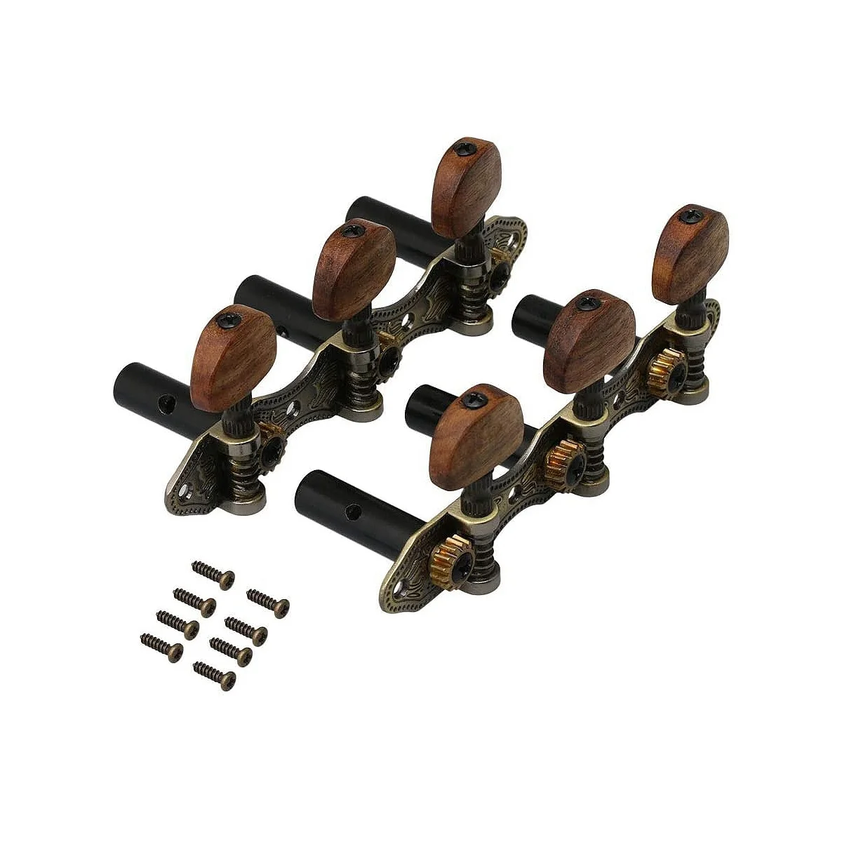 2Pieces Guitar Tuning Keys Pegs Machine Heads for Classical Guitar