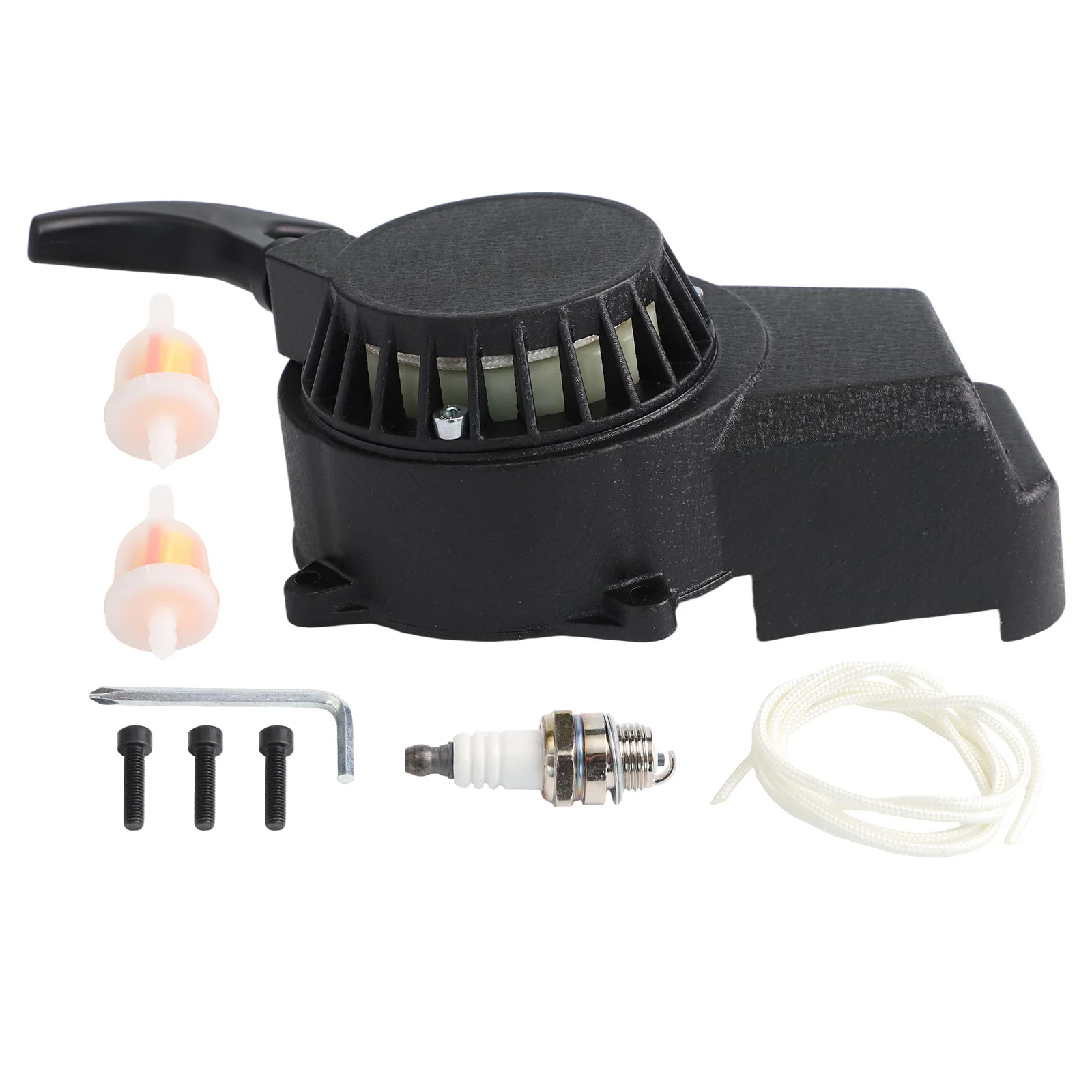 

Innovative Design Recoil Pull Start Built Specifically to Withstand the Demands of Frequent Use on Motorcycles