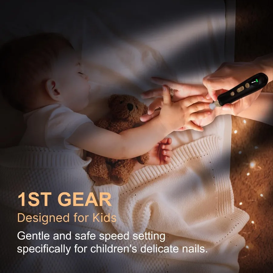 Kit de broca elétrica sem fio recarregável para lixa de unhas com velocidade variável de 9 velocidades para unhas em pó de imersão em gel acrílico portátil e