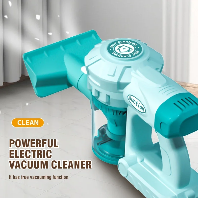 Children's Vacuum Cleaner Set Pretend Housework Tool Toy Simulate Brooms Mops Boy Girls Role Play House Play Cleaning Toys Gifts