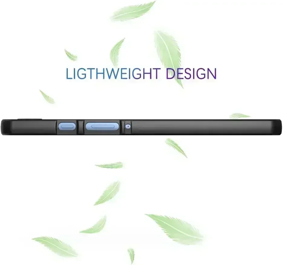 Soft Case For Samsung Galaxy Tab A9 Plus 2023 10.9 S7 S8 S9 FE Plus Ultra 12.4 Silicone TPU Black Protective Shell Back Cover