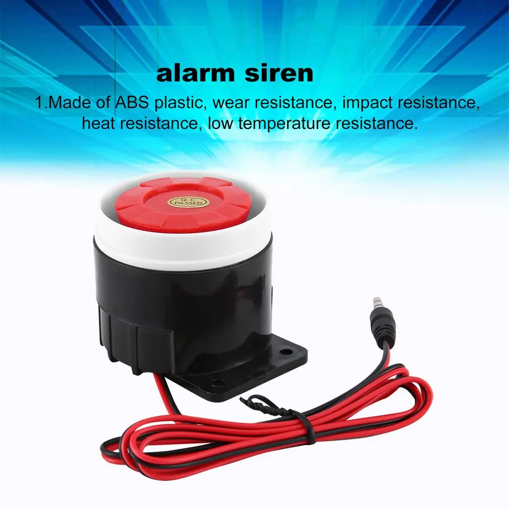 12V Electronic Buzzer Alarm Siren Security Horn Electronic Buzzer Alarm Siren Security Horn 120dB Alarm Sirendiscount Wholesale