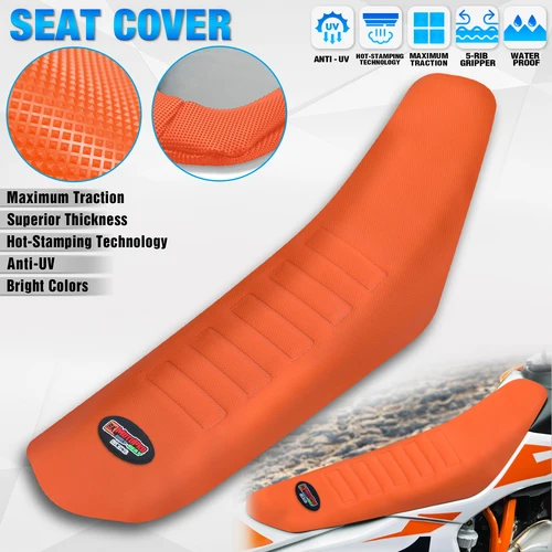 Cojín para asiento de motocicleta, funda impermeable para KTM Husqvarna YAMAHA KAWASAKI SUZUKI HONDA SXF KXF CRF YZF WR TC TE Dirt Bike
