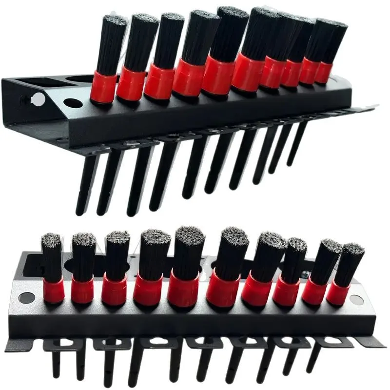 Support de stockage de bouteilles-organisateur de bouteilles de brosse et de pulvérisation de détail, porte-outil pneumatique pour garage, atelier et lavage de voiture