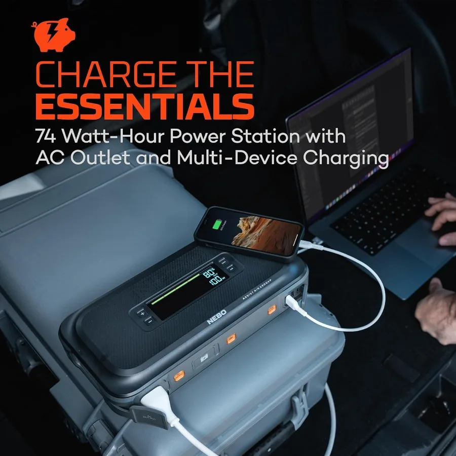 مساعدة الهواء 2500XP + Jump Starter وضاغط الهواء 4 في 1 جهاز الطوارئ للسيارات مع قوة 2500 أمبير 150 رطل لكل بوصة مربعة Air Com #6