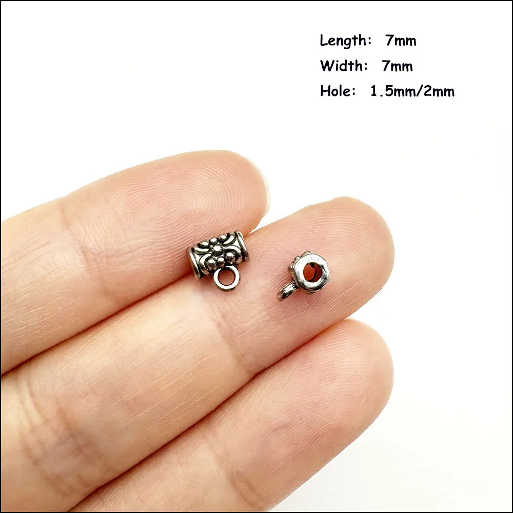 Tiny Bail Connectors for DIY Jewellery Making