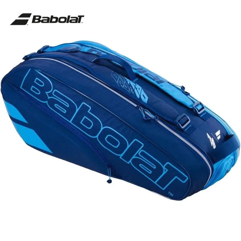 Nieuwste 2023 Babolat Tennistas Geel 6r 12r Unisex Volwassen Squash Tennis Rugzak Originele Babolat Schoenen Compartiment Tassen Handtas