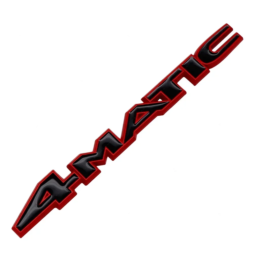 Metal Car Side Emblem Rear Trunk Sticker Body Badge 4MATIC Logo for Mercedes Benz W124 W205 W203 W168 W176 CLA CLK CLS GLA GLC view 5