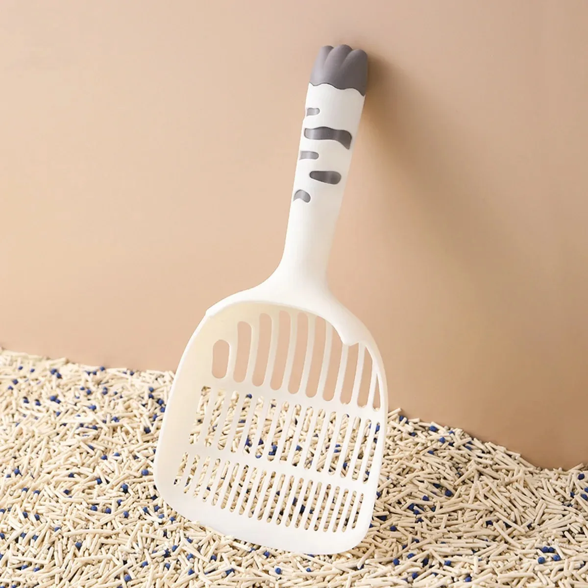 Cat Litter Shovel Scoop Plastic Pet Toilet Poop Artifact Garbage Sand Shovel Pet Cleaning Artifact Dog Shovel Pet Cleaning Tool