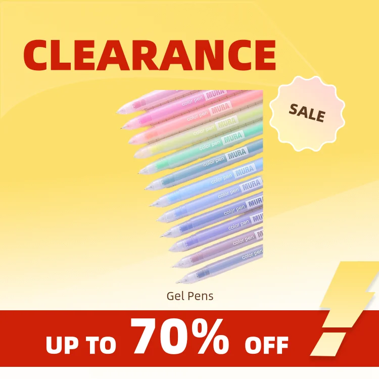 Clearance_Gel Pens_Continuous updates