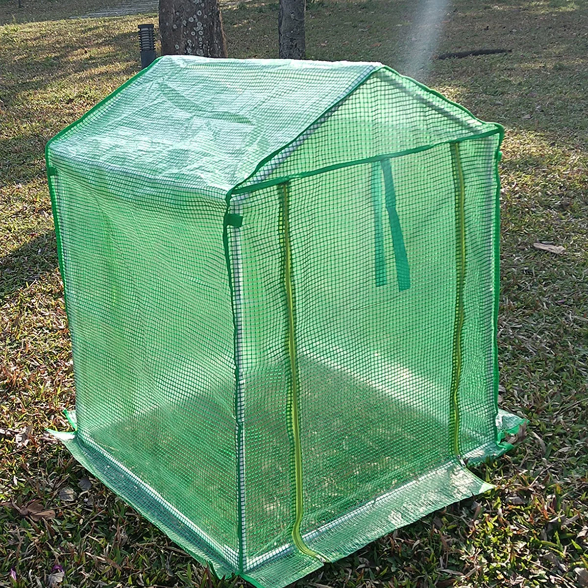 Portable greenhouse rain shelter suitable for indoor and outdoor use in courtyards - easy to install PVC transparent cover that