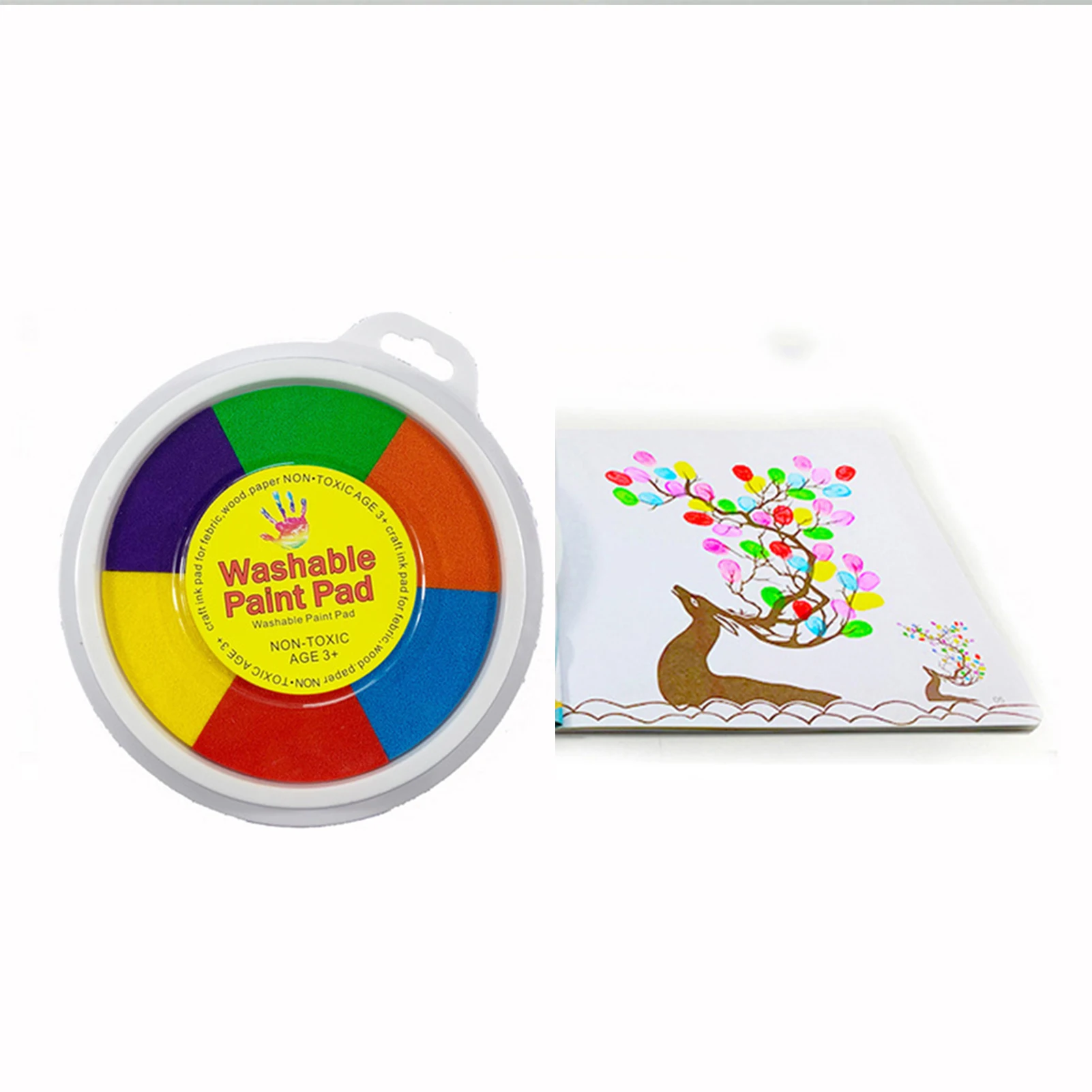 

Funny Finger Painting Kit Finger Drawing Toys Educational Tool Kit Mud Painting Kids Early Learning Toy