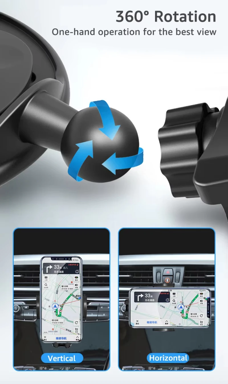 ที่วางโทรศัพท์ในรถยนต์แบบเสียบช่องซีดี ที่วางโทรศัพท์มือถือในรถยนต์แบบยูนิเวอร์แซล รองรับ iPhone 15 14 ที่ยึดโทรศัพท์ในรถยนต์สำหรับโทรศัพท์ขนาด 4.5-7.0 นิ้ว