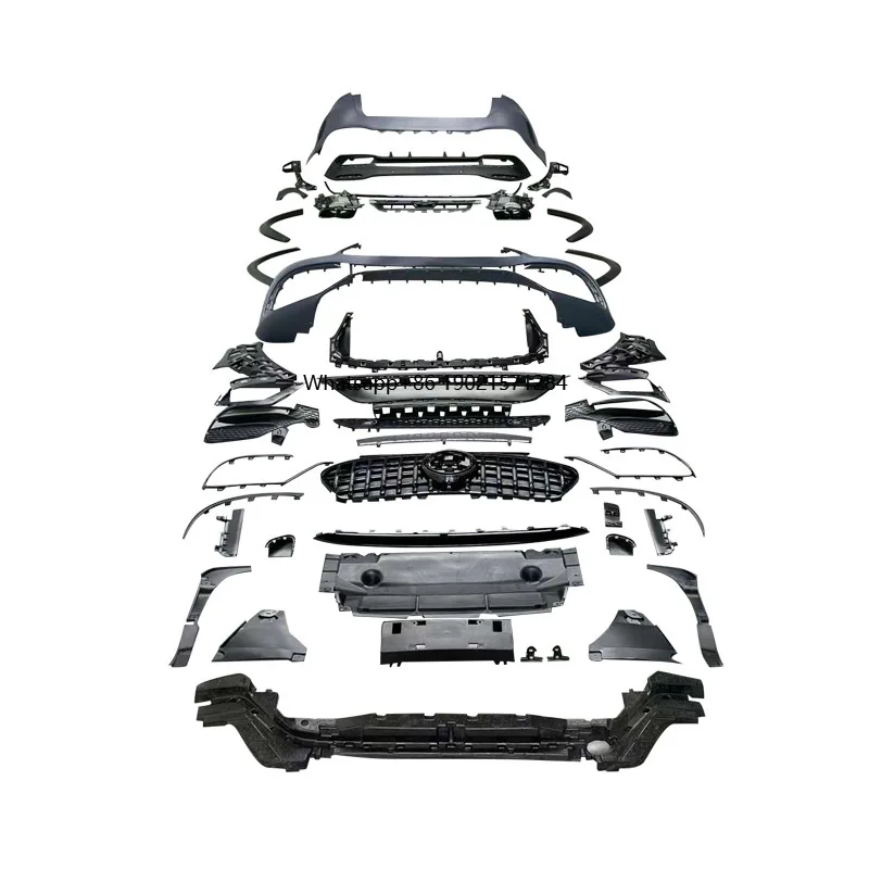 PP Plastic for  Gle 450 Front Rear Bumper Body Kit AMG GLE63 Style for W167 Gle 350 4matic Parts