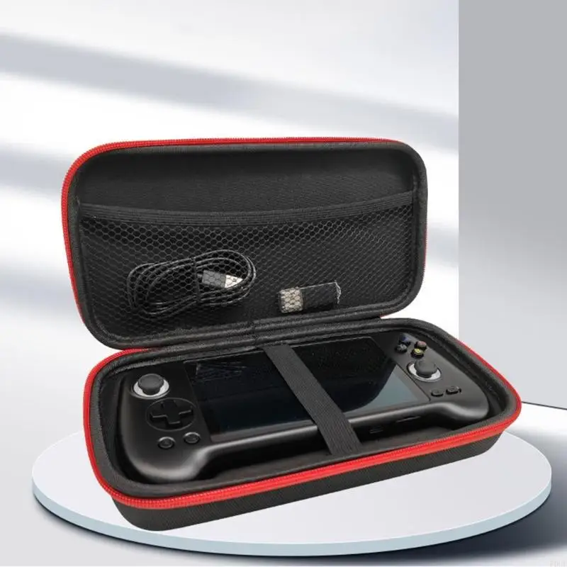 P0UE Portable Travel Carrying Case Pouches Shockproof Bag Protective Cover Storage Solution for RG556 Game Consoles