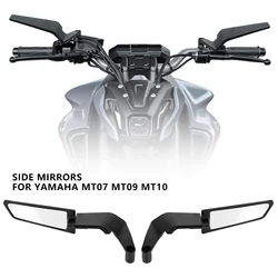 Motorcycle Accessories Mirrors Stealth Winglets Mirror To Rotate Adjustable Mirrors For YAMAHA MT 03 07 09 R1R3R7 XMAX KTM BMW