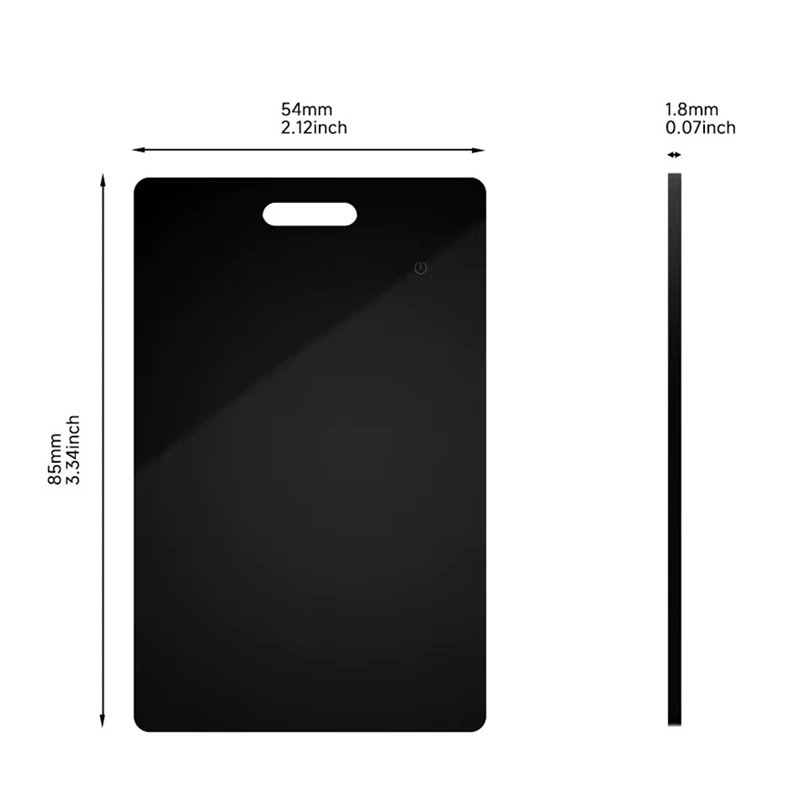 Carteira inteligente faixa cartão localização dispositivo de rastreamento de carregamento sem fio carteira localizador de telefone para encontrar meu item rastreador tag