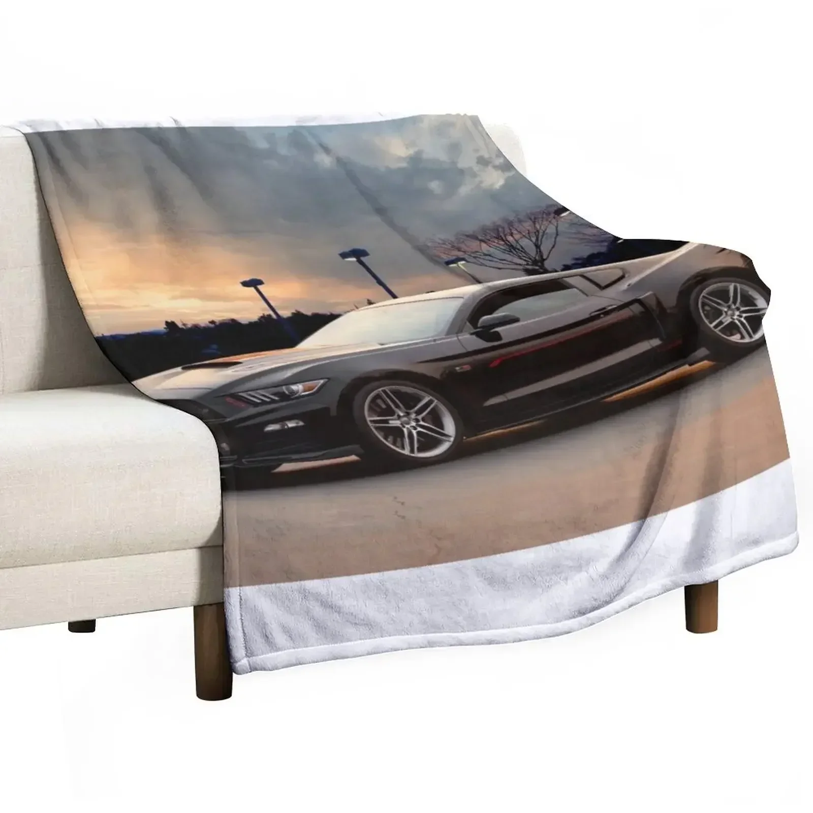 2017 Roush Mustang Stage 2' Throw Blanket Comforter valentine gift ideas Kid'S Plaid on the sofa Blankets