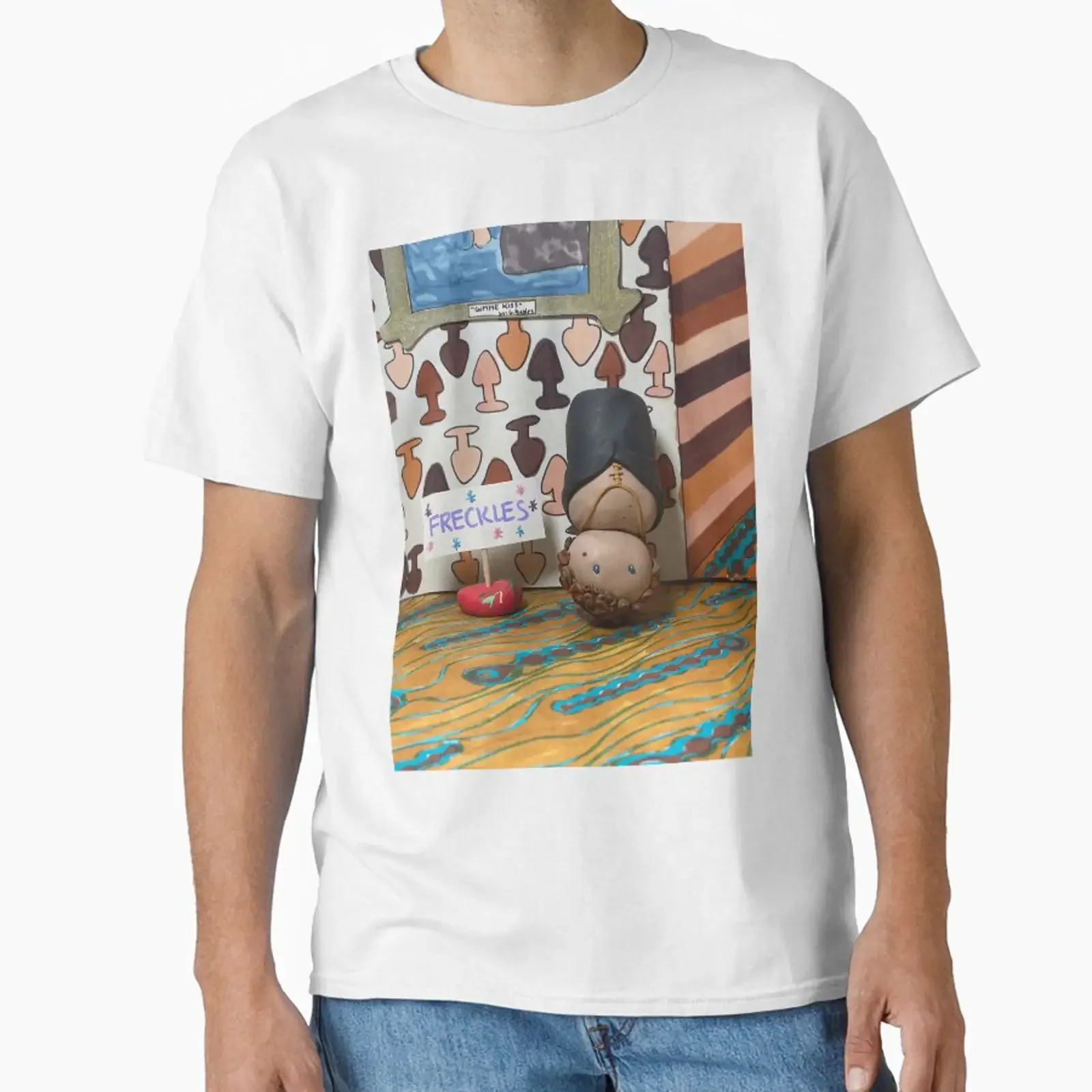 Ilya's Freckle Fetish Classic T Shirt vintage Washed Casual Breathable designer clothes Unisex Versatile Top For Everyday Wear