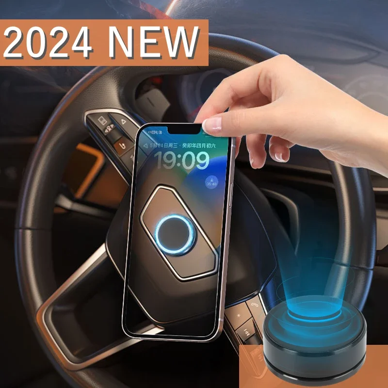 2024 Car Magnetic Mobile Phone Holder Mount Without Gravity GPS Magnet Suction Support In Car Bracket Stand For iPhone Samsung