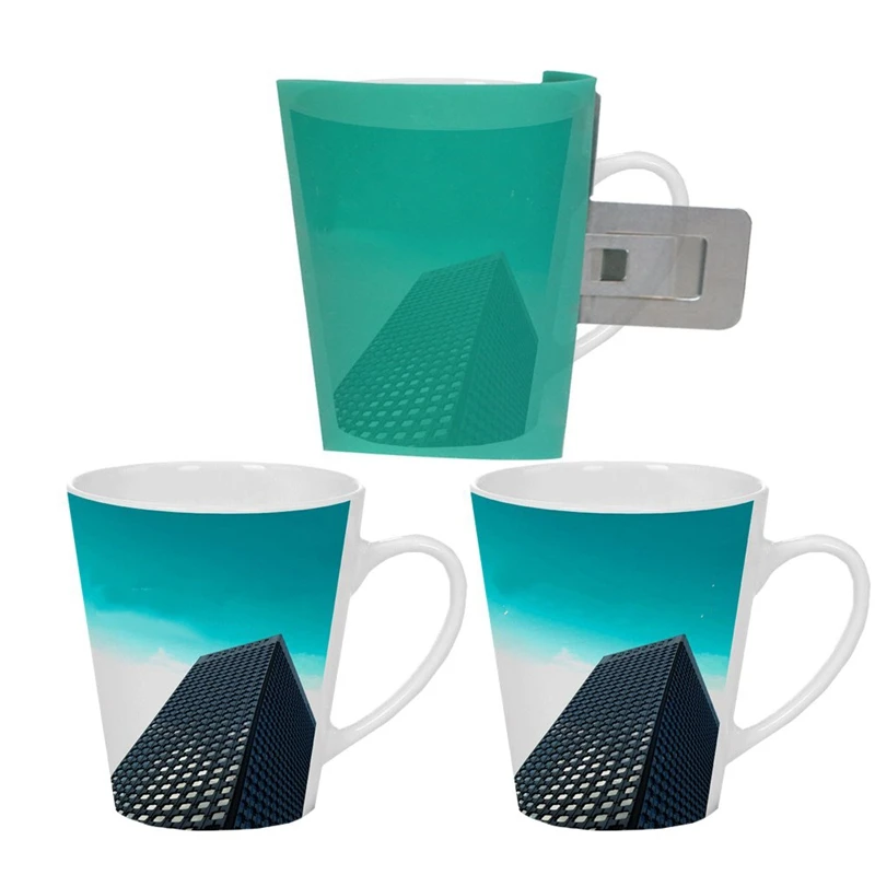 3D Sublimation Silicone Conical Mug Wrap,17Oz Cup Clamp Fixture For Printing Mugs